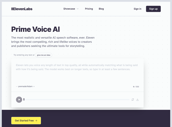 Create natural long-form speech with Eleven Labs' AI platform | AI Tech ...