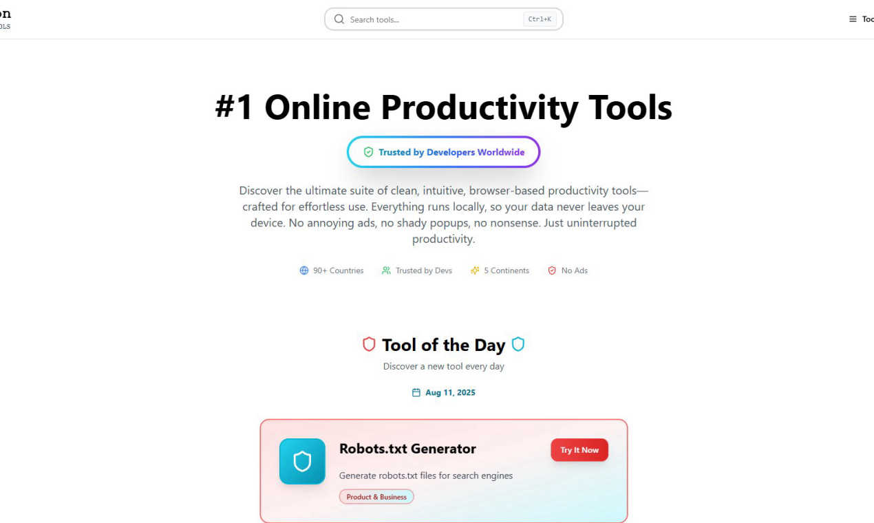 RedBison application interface and features