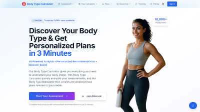 Body Type Calculator - AI tool for productivity