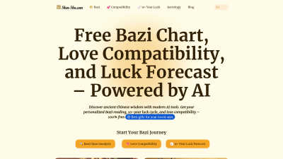 Shen Shu | Bazi Calculator Powered by AI - AI tool for productivity