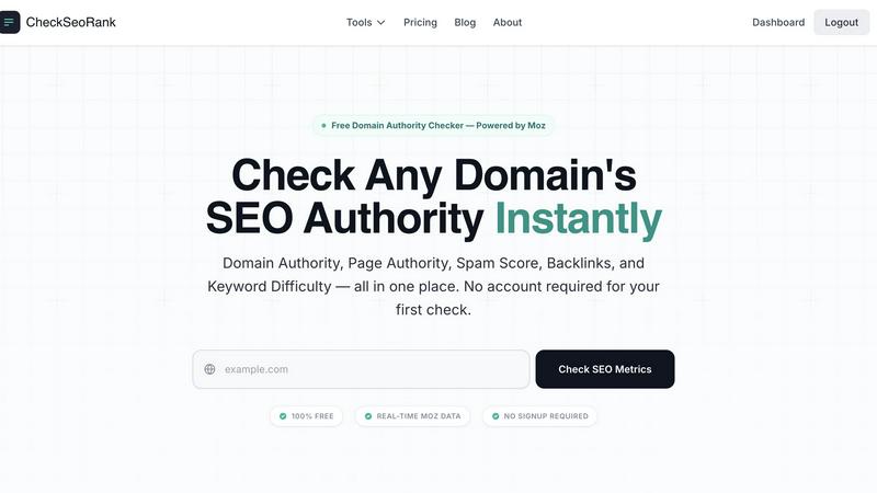 Check SEO Rank screenshot