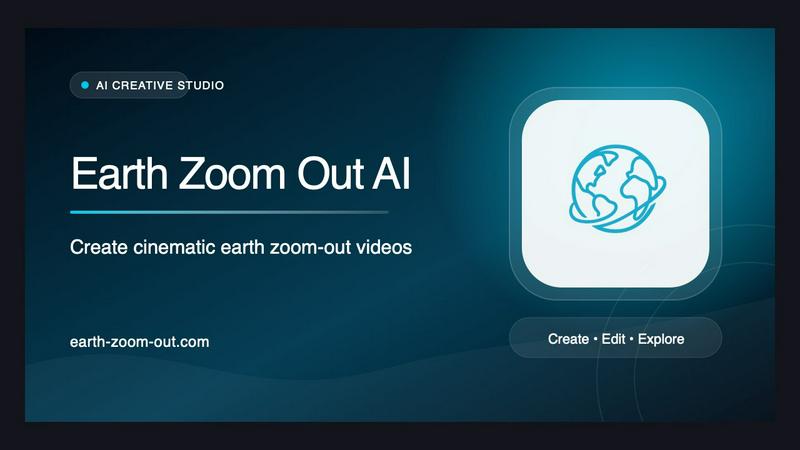 Earth Zoom Out AI application interface and features