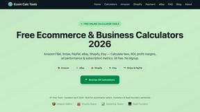 Ecom Calc Tools