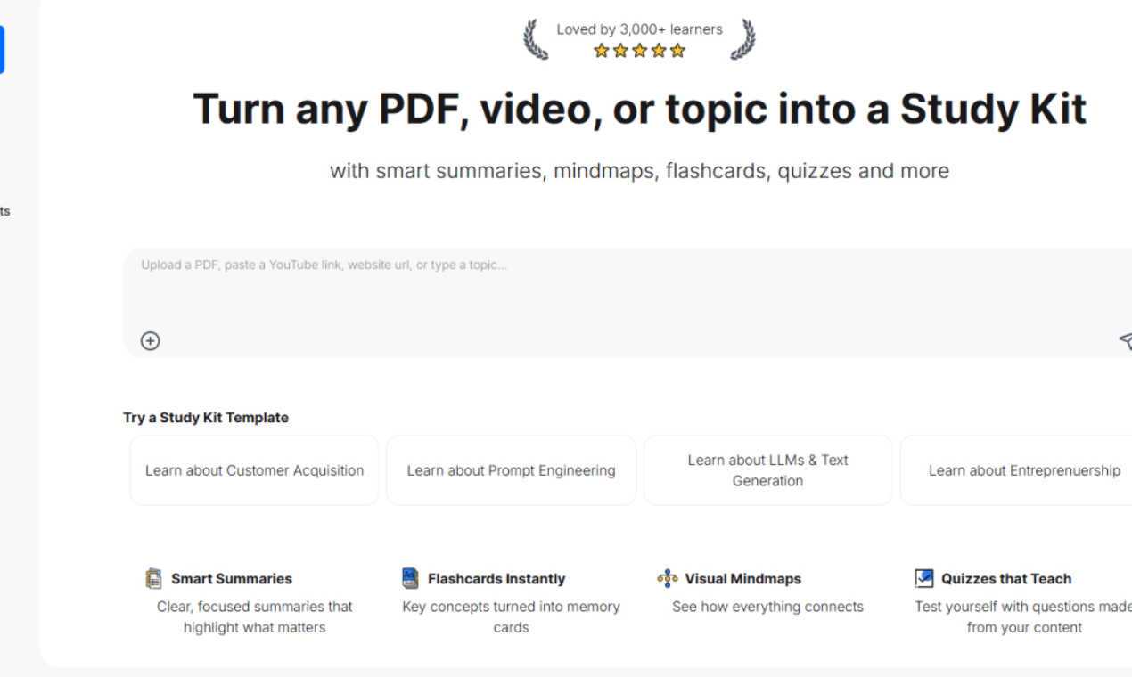 StudyPal application interface and features