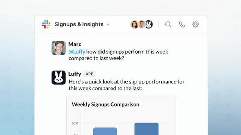 Luffy application interface and features