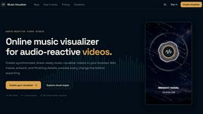 Music Visualizer - AI tool for Audio & Music