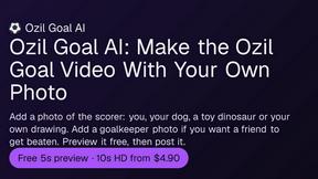 Ozil Goal AI - AI tool for Lifestyle & Entertainment