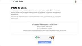 Photo to Excel - AI tool for productivity