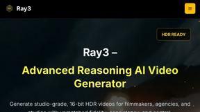 Ray3 - AI tool for productivity