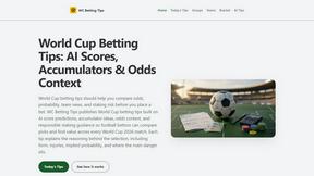 WC 2026 Betting Tips - AI tool for AI Assistants