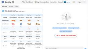 Shenshu AI | BaZi Calculator, Compatibility & Destiny Reading - AI tool for productivity
